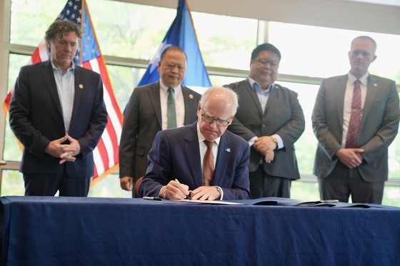 Governor Walz signs veteran omnibus bill