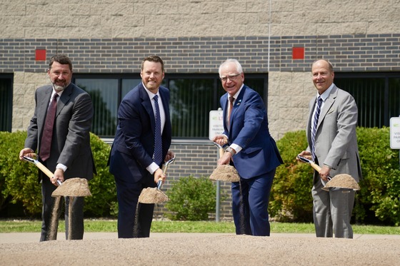 Governor Walz breaks ground on LTS in West St. Paul