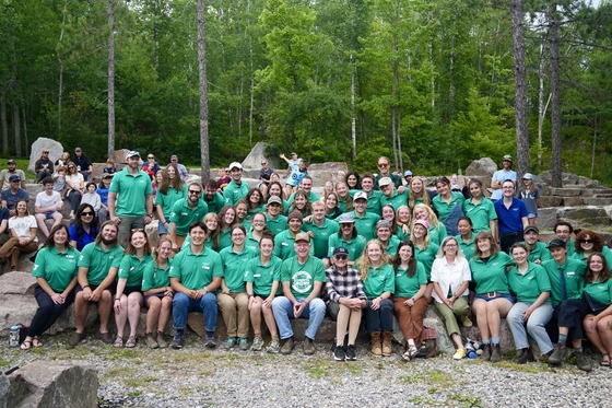 Governor Walz visited Camp Widjiwagan 