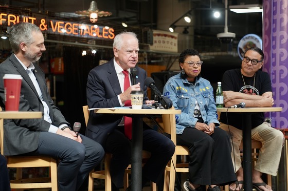 Governor Walz hosts small business roundtable at Midtown Global Market