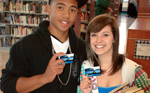 teens with library card