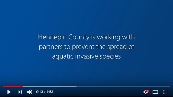 Aquatic invasive species prevention video