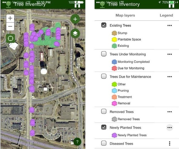 Tree inventory app