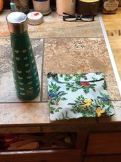 Reusable water bottle and sandwich bag