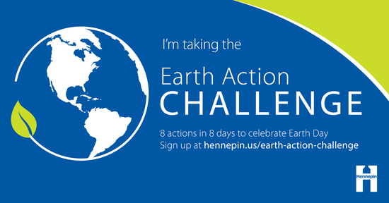I'm taking the Earth Action Challenge graphic