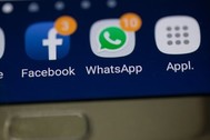 Photo of Facebook, WhatsApp applications on a digital device