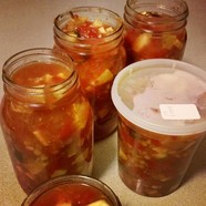 Jars used for meal prep