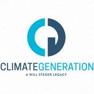 Climate Generation Logo in navy and teal