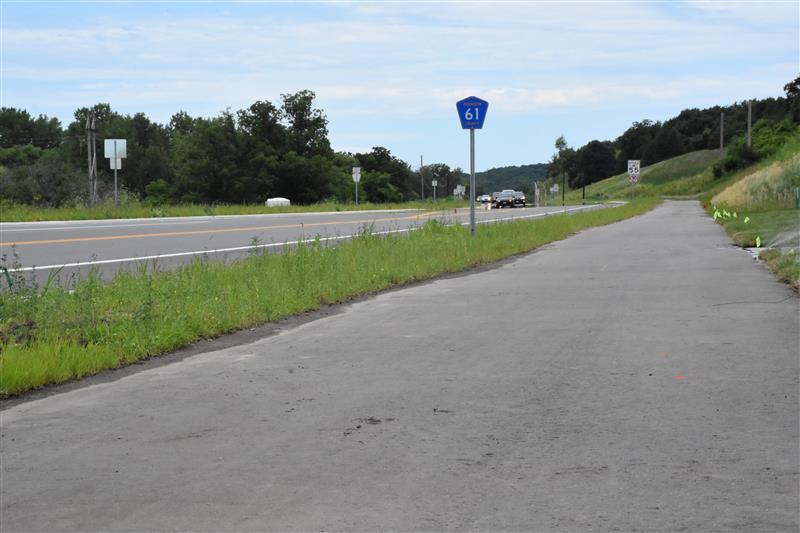 New trail along Flying Cloud Drive