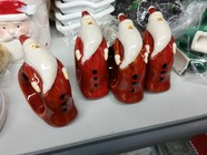 Holiday decorations at thrift store