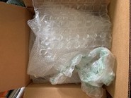 Box filled with bubble wrap