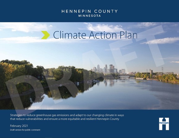 Cover of the draft Climate Action Plan
