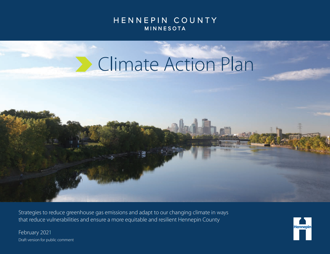 Climate Action Plan Graphic of a Lake