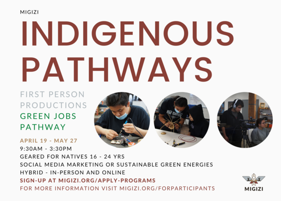 Indiginous pathways, First person productions, green jobs pathway