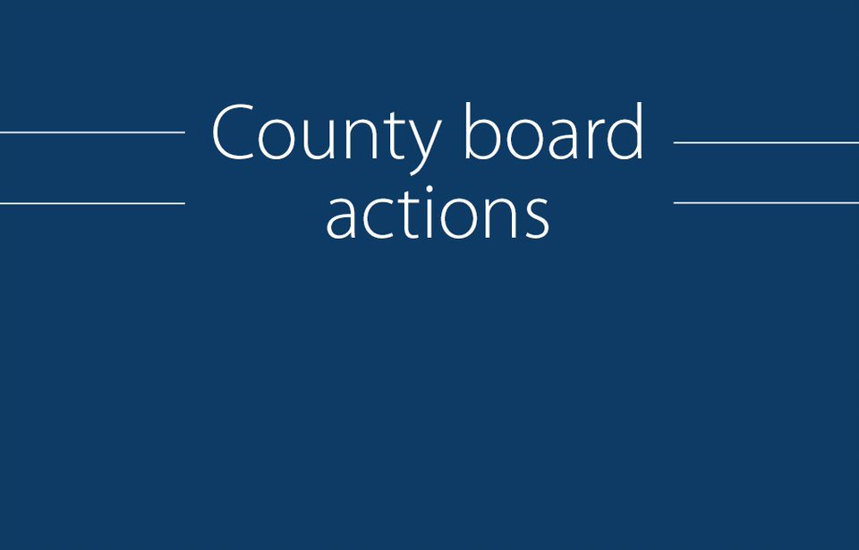 County Board Actions Graphic