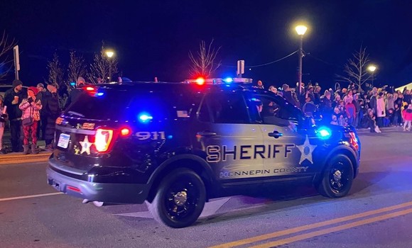 HCSO Squad car in light up parade