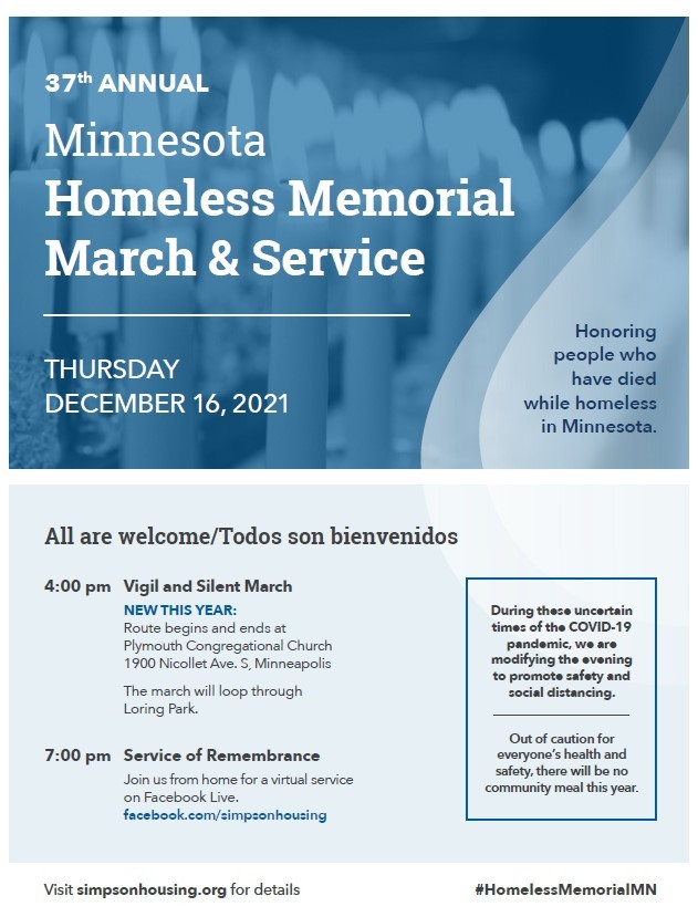 memorial march flyer