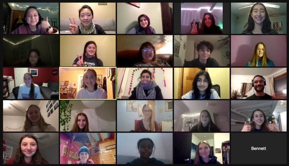 Screen shot of 2021 virtual summit participants