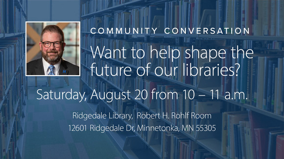 Library Community Conversation graphic