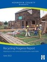 Cover of 2022 Recycling Progress Report