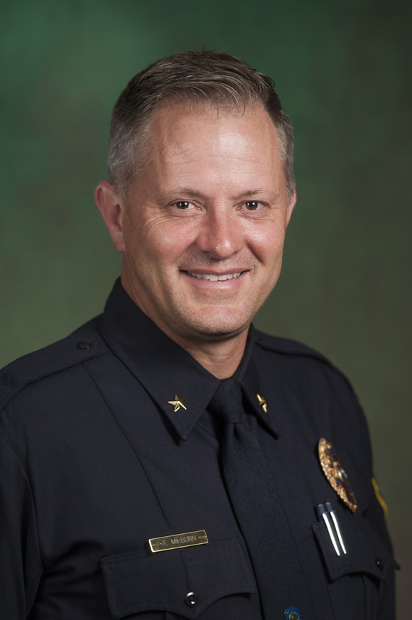 Chief Todd Milburn smiling