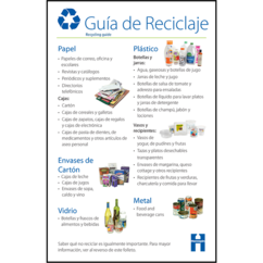 Recycling guide in Spanish