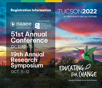 NAAEE 51st annual conference, educating for change, Tucson 2022