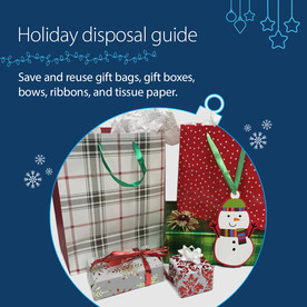 Holiday disposal guide - gift bags