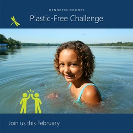Plastic-Free Challenge girl in water