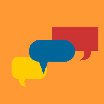 conversation balloons icons