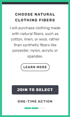 Natural clothing fibers