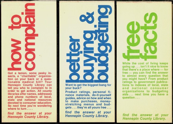 Hennepin County Library advertisement