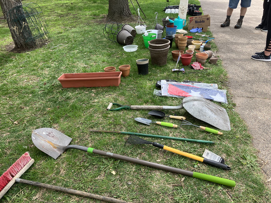 Minneapolis garden tool swap