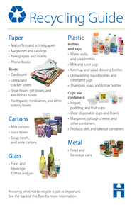 Recycling guide screenshot