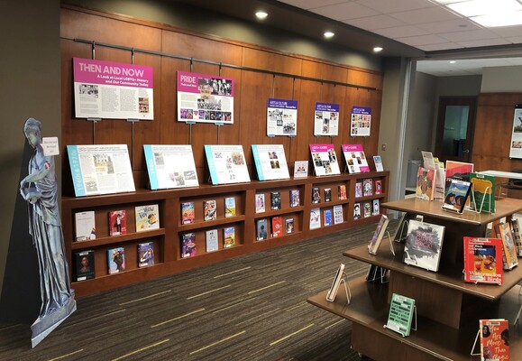 LGBTQ exhibit at Edina Library