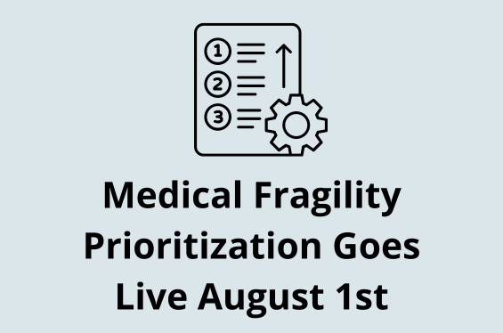 Medical Fragility Prioritization