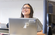 Woman on laptop 