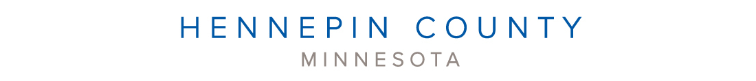 Hennepin County Wordmark White Background