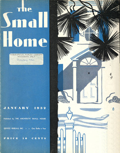 The Small Home magazine cover January 1932