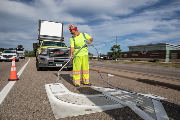 Road construction 