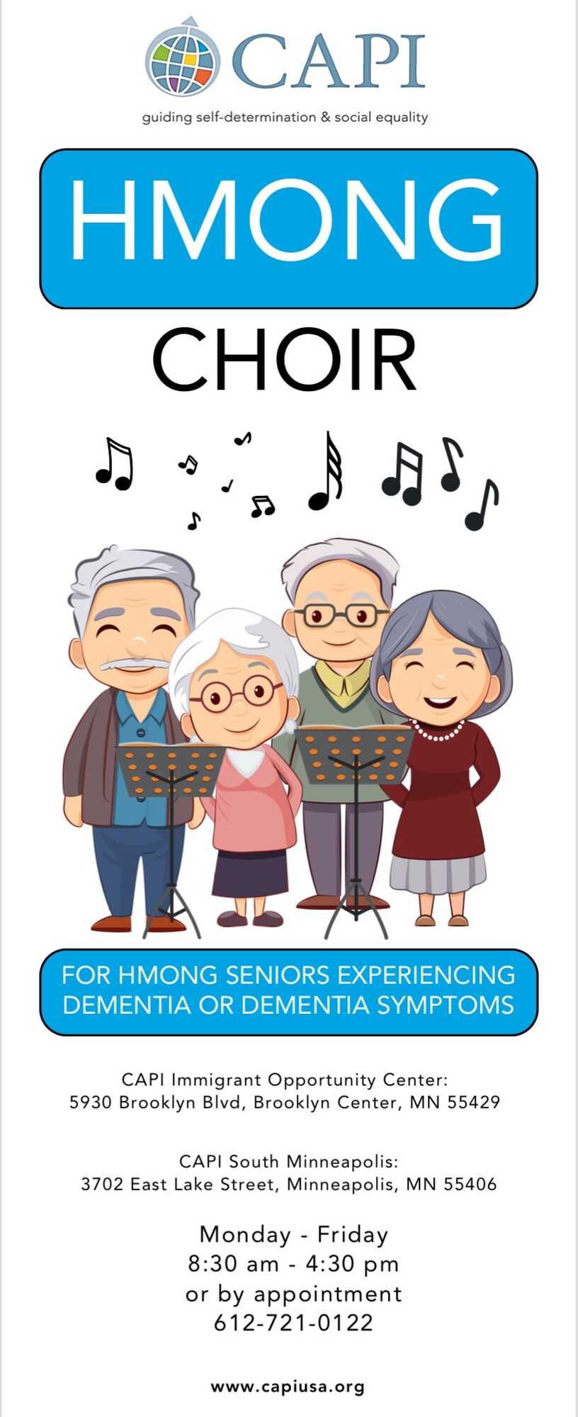 animated image of a senior choir.