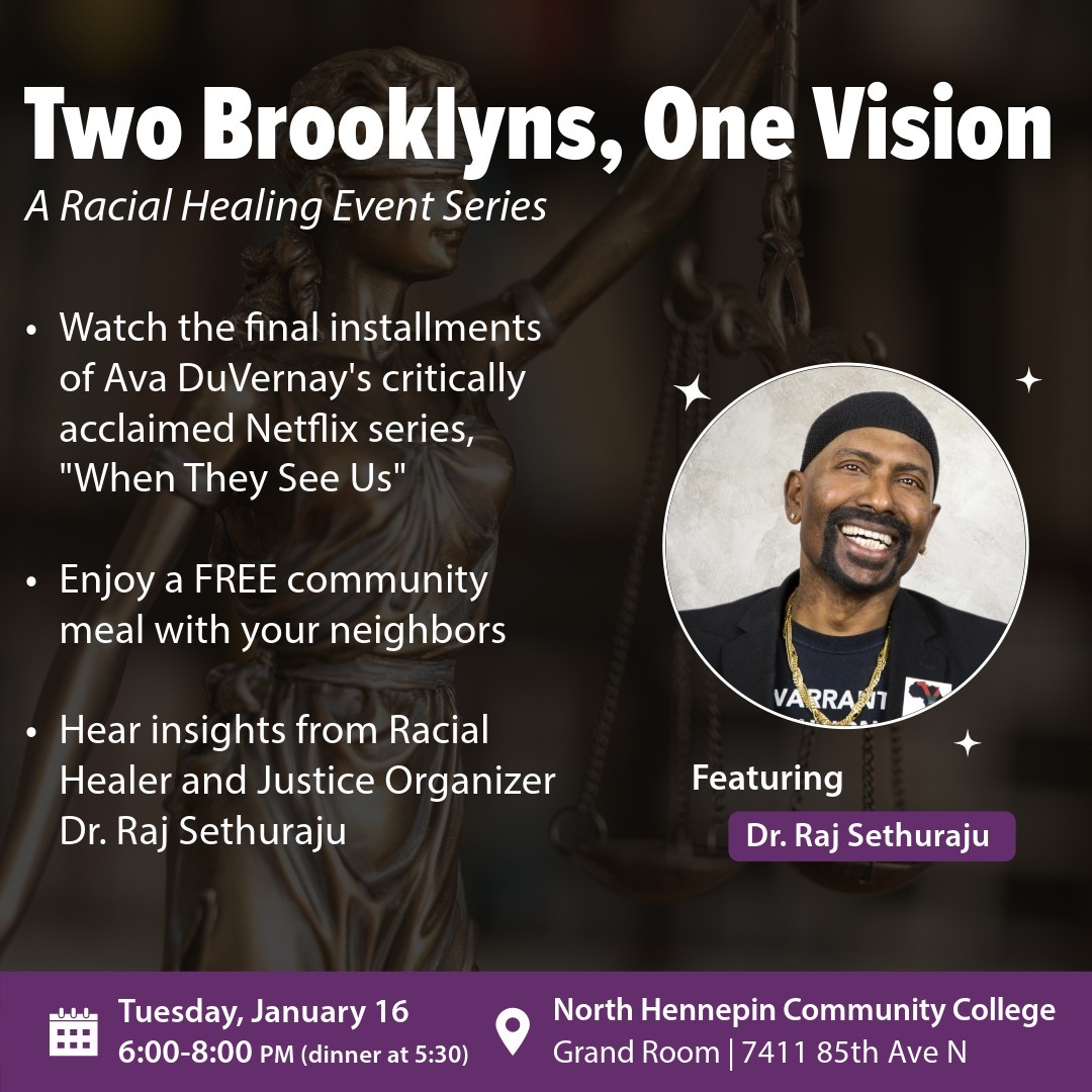 flyer for racial healing event. 