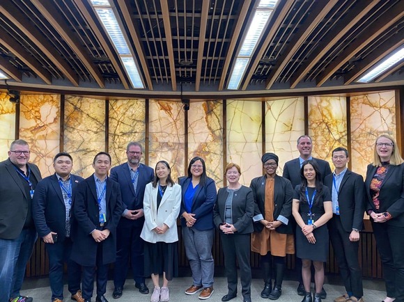 Asian Heritage Board Room Group Photo