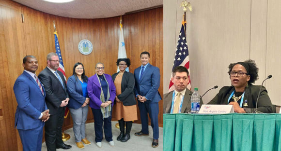 Conley speaking and Meeting with Secretary Fudge