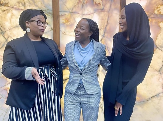 Conley with Policy Director, Binta Kanteh and District Director, Katelynn Ogunfolami