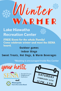 Lake Hiawatha Winter Warmer