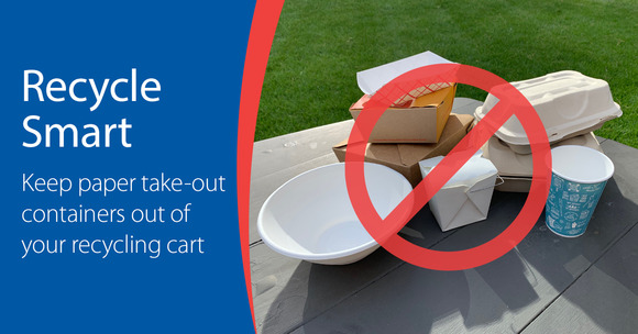 Recycle smart take-out