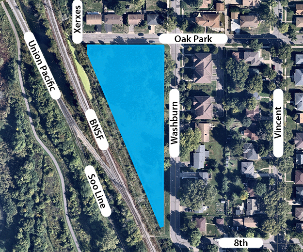 Map of Homewood site