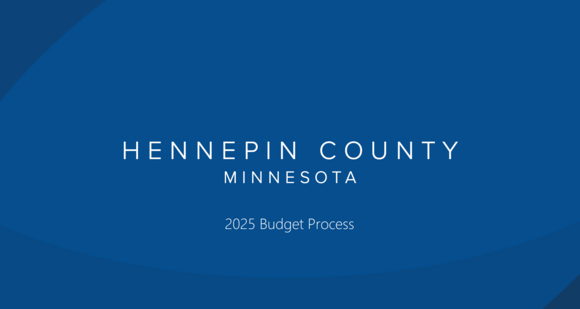 Hennepin logo with 2025 budget process