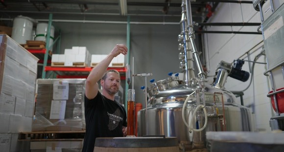 Kyle Kettering founder of Copperwing Distillery